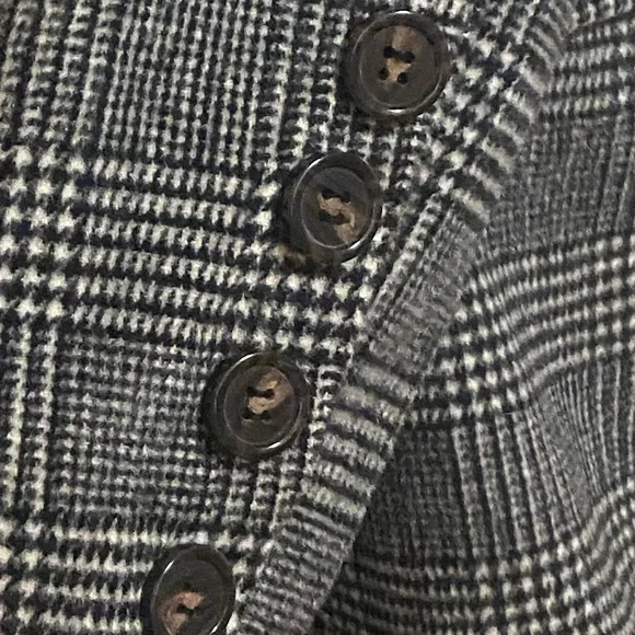 Avec Les Filles Plaid Long Blazer / Jacket - Picture 3 of 10